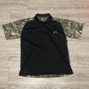 Fishouflage Shirt Men Large Polo Performance Fishing Hunting Wicking Cool Dry